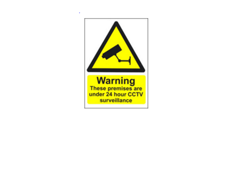 CCTV Warning Sign